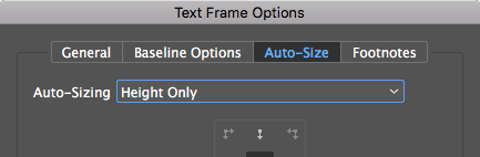 Auto size height only