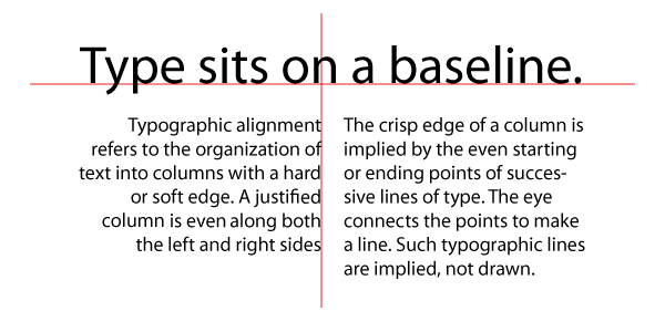 Type as LInes