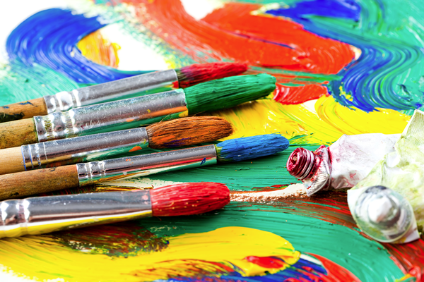 Artist Paints