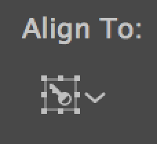 Align to key object button
