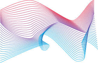 Colored blended lines