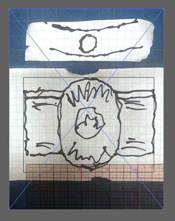 Placed photo in Illustrator