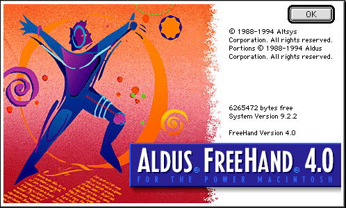 Aldus Freehand 4.0