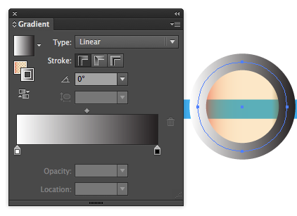 Gradient stroke