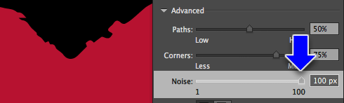 Noise setting high