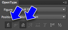 OpenType Ligatures