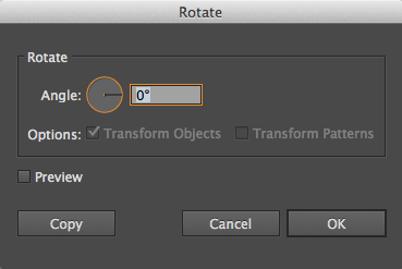 Rotate dialog