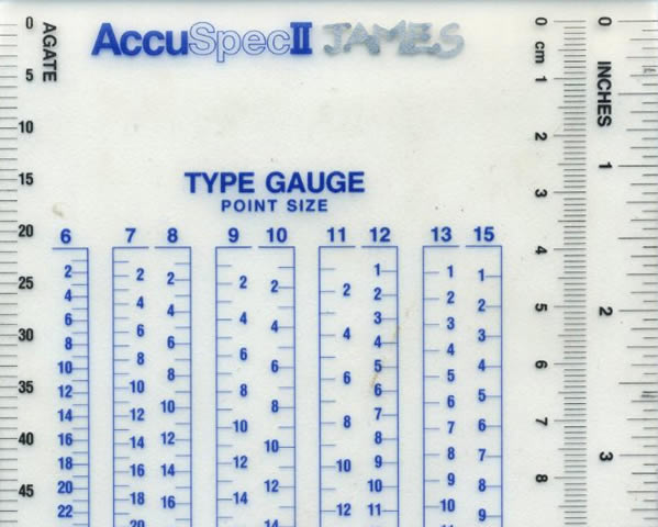 Typesetting Scale
