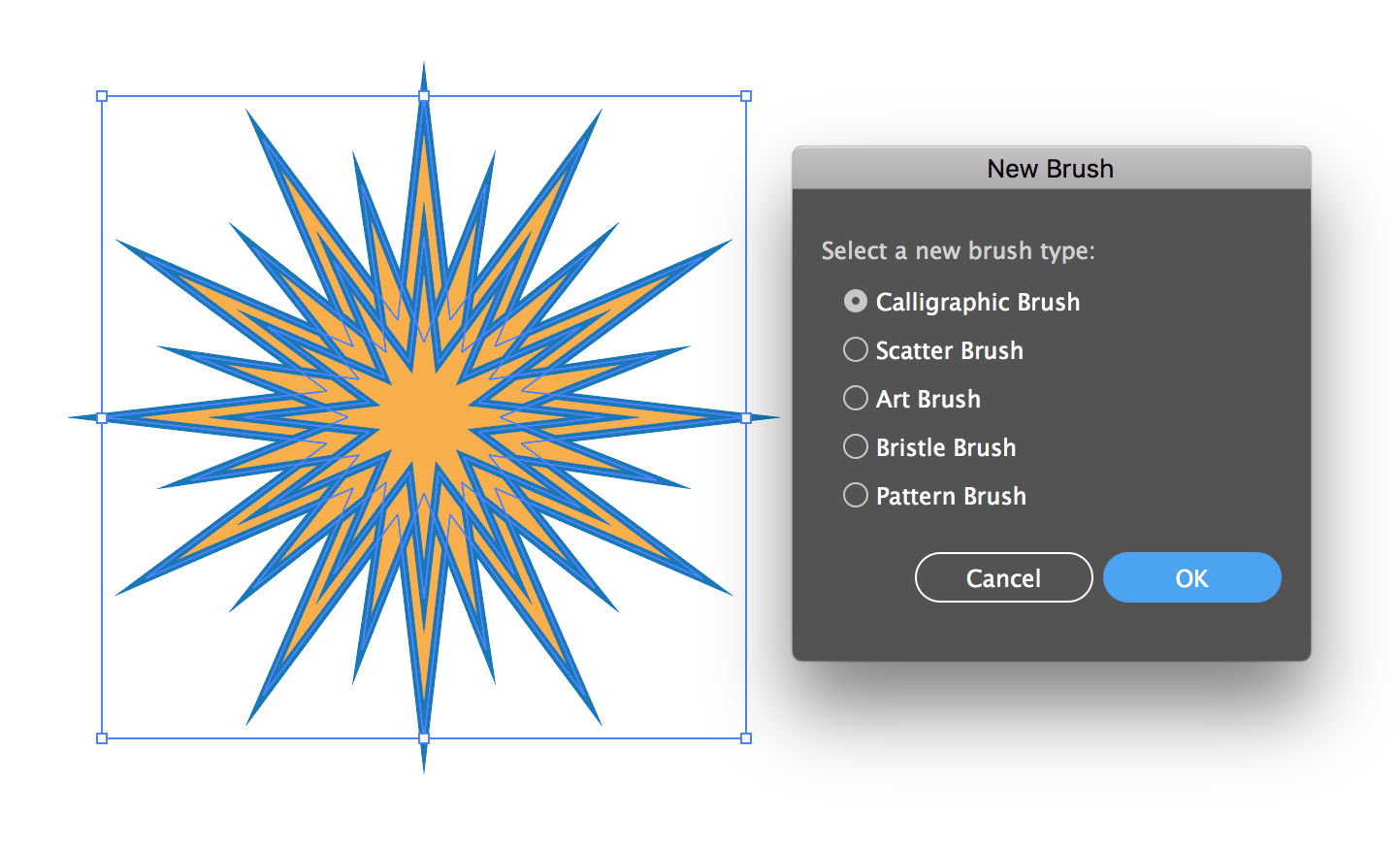 Create Scatterbrush