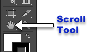Scroll tool
