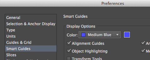 Smart Guide Preferences: Choose medium blue