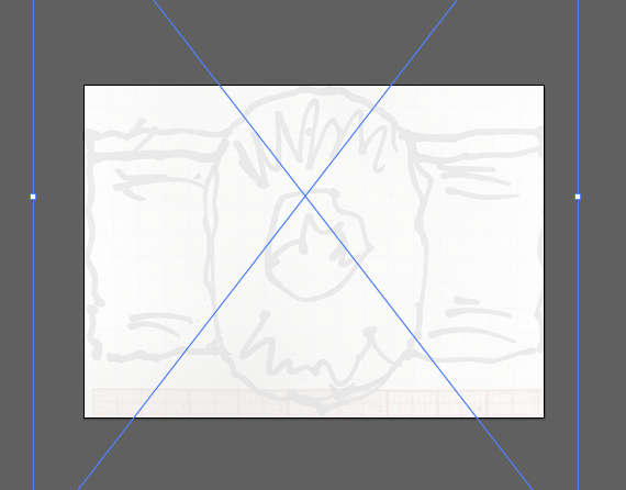 Photo of label placed in illustrator