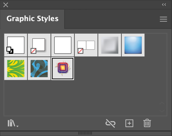 Graphic Styles Panel