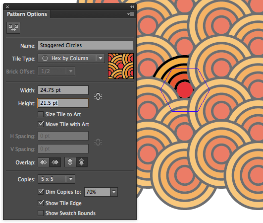 Pattern set