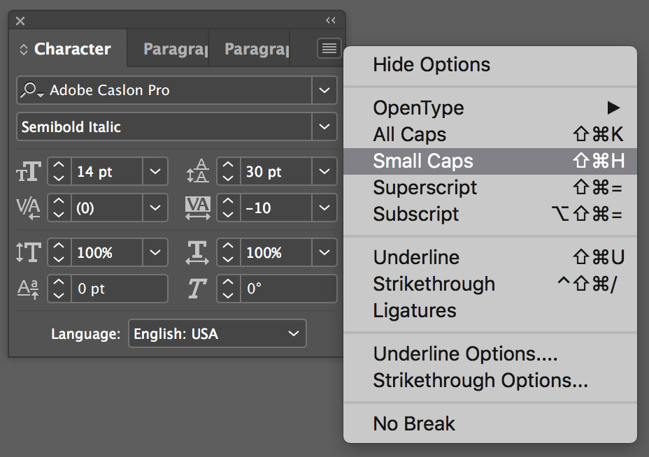 ligatures