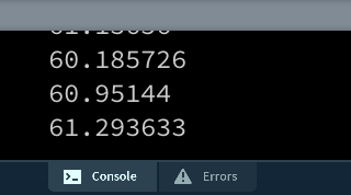 Resulting Console Window